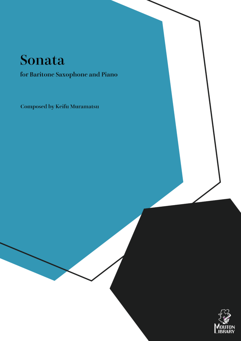 Sonata for Baritone Saxophone and Piano
